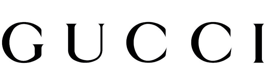 Guess and gucci logos top